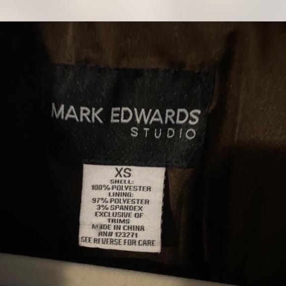 Mark Edwards Brown Sherpa Jacket - Picture 3 of 4